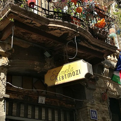 Best ruin bar in Budapest Szimpla Kertz