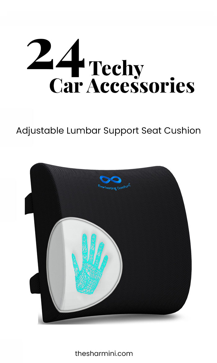 Best Car Travel Gear Adjustable Lumbar Support Seat Cushion