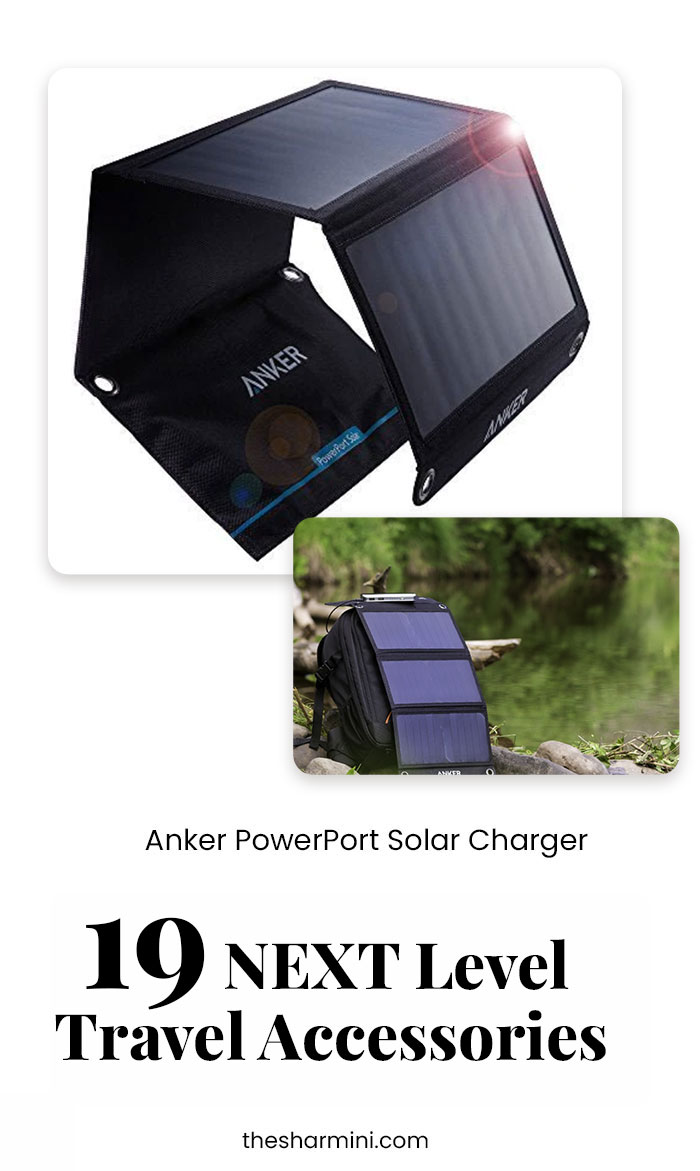 Cool Tech Travel Gadgets Anker PowerPort Solar Charger