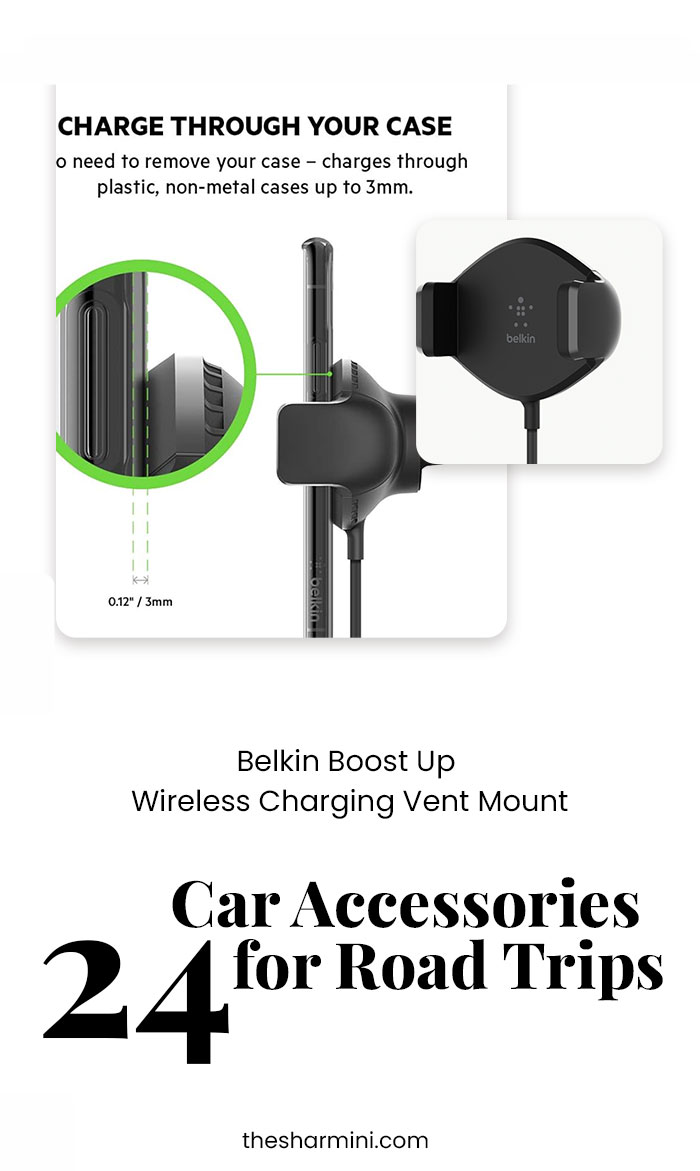 Best Car Travel Accessories Belkin Boost Up Wireless Charging Vent Mount