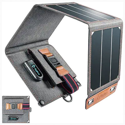 Car Travel Accessories Solar-Powered USB Charger