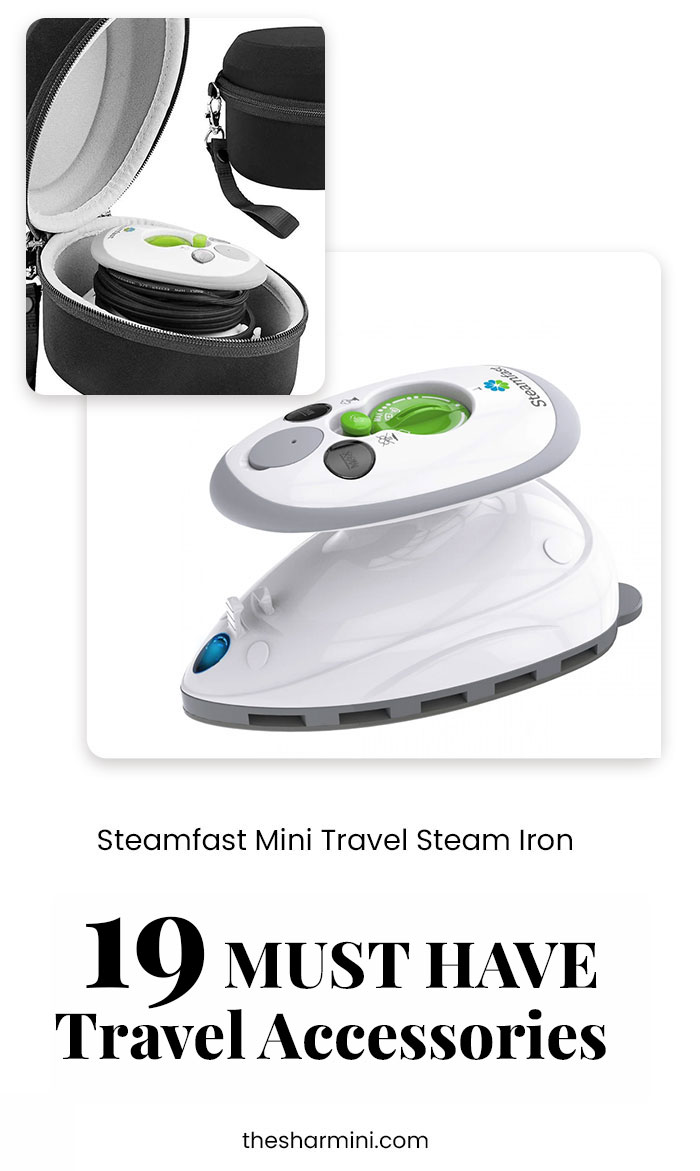 Must have travel accessories Steamfast Mini Travel Steam Iron