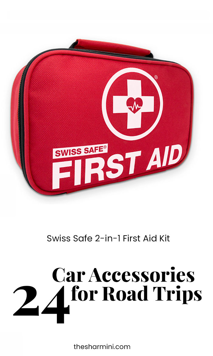 Best Car Travel Accessories Swiss Safe 2 in 1 First Aid Kit