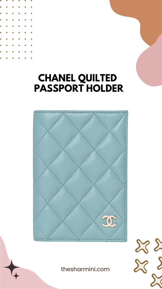 Designer Passport Covers Chanel Quilted Passport Holder