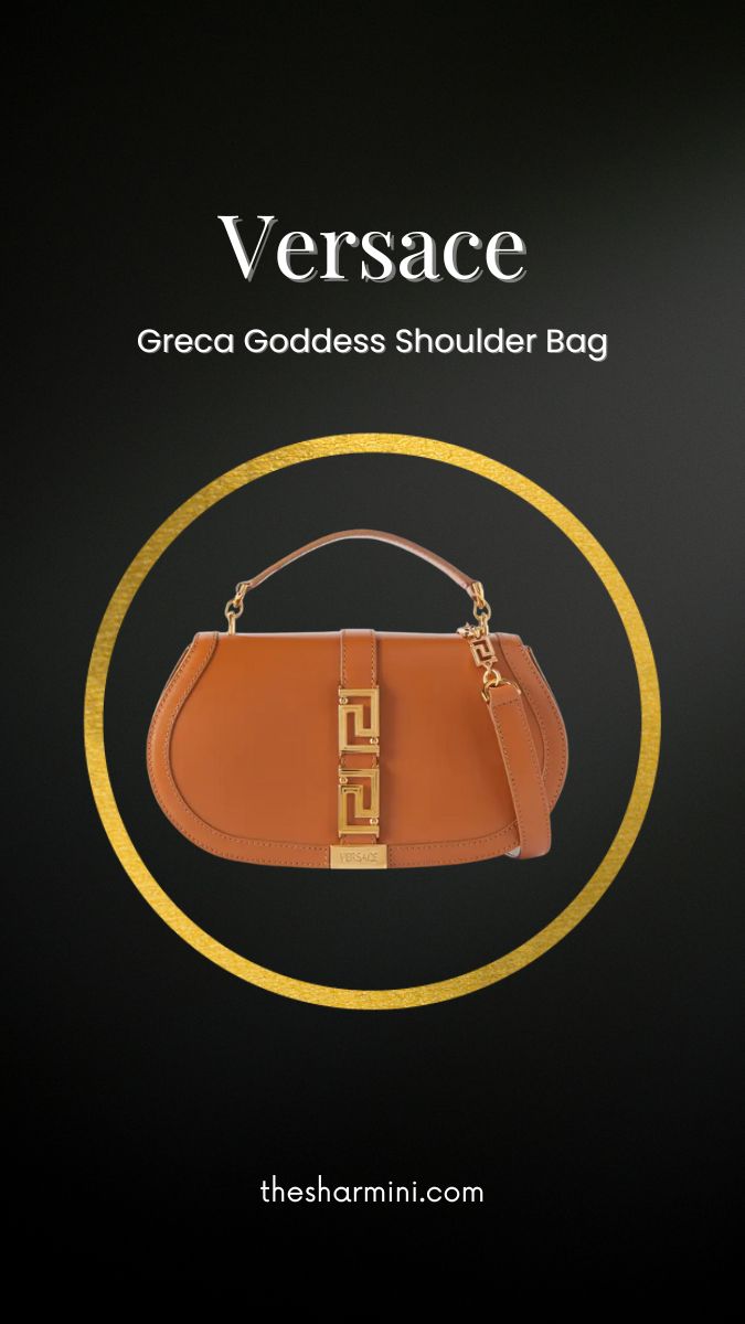 Best Luxury Crossbody Bag for Travel Versace Greca Goddess Shoulder Bag