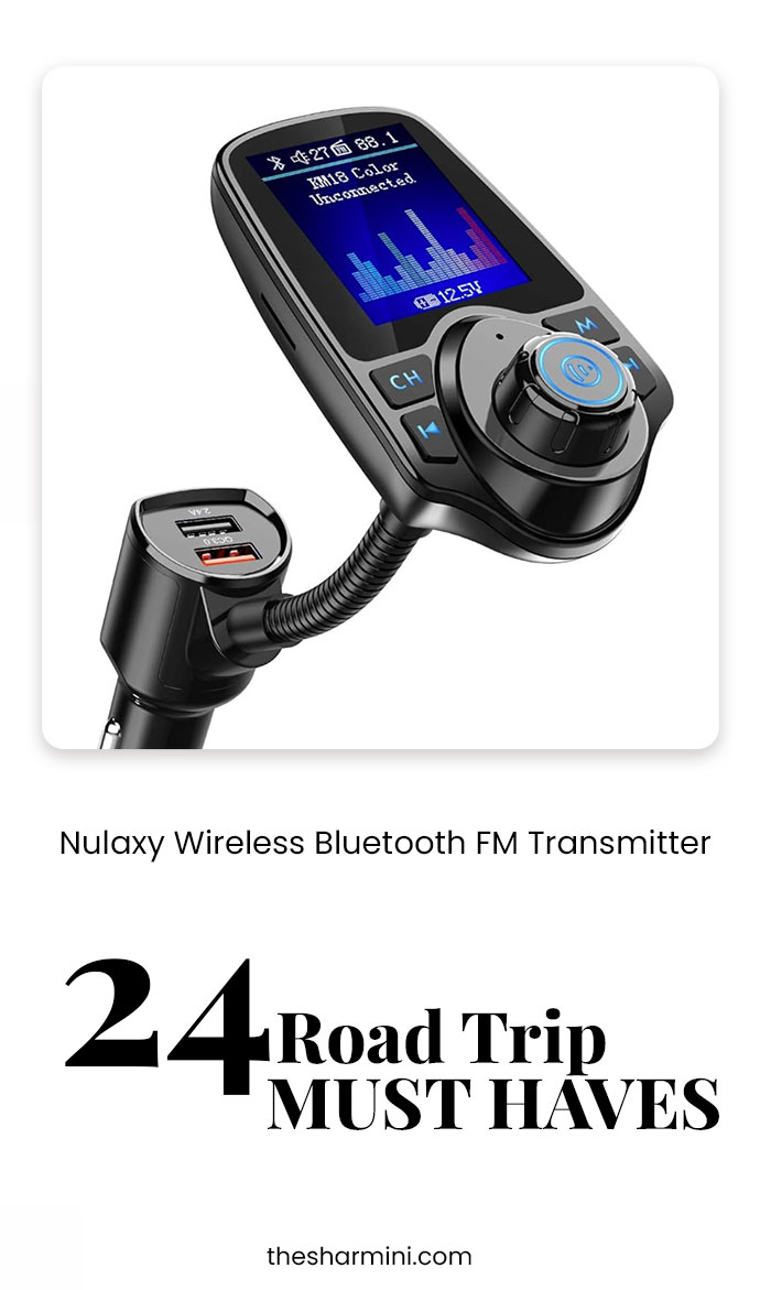 Best Car Travel Gear Nulaxy Wireless Bluetooth GM Transmitter
